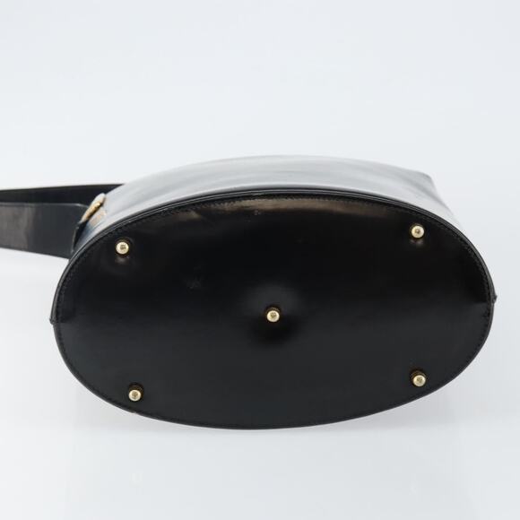 GUCCI Shoulder Bag Enamel Black Gold 001 1448 001 1448 - Picture 9 of 12